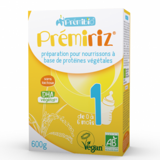 Prémibio Prémiriz Stage 1 Infant Formula 0 - 6 months 600g